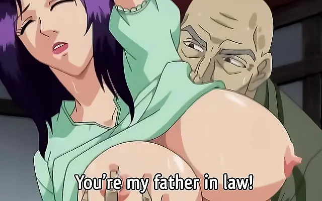 Lace Lingerie MILF Tempts Her Father in Law Uncensored Hentai Subtitled