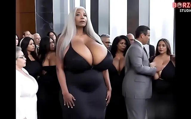 Mature Grandma Seduces Young Boy in Elevator with Busty 3D Hentai Action