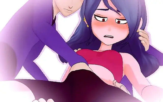 Close up POV style seduction as the succubus takes revenge in anime heat