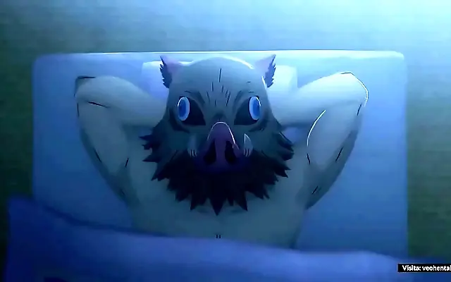 On All Fours for Kimetsu No Yaiba 3D Hentai Action