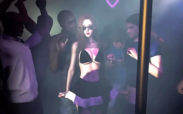 双腿 伸进 精品秘入口 Bathroom gangbang with a hot Asian wife in 3D Hentai action