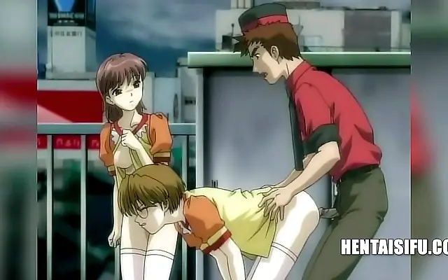 Tattooed Teen Tempts Her Manager in Anime Orgy PT 2