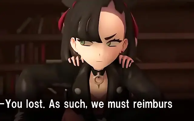 Two girls team up in steamy 3D Pokemon hentai action