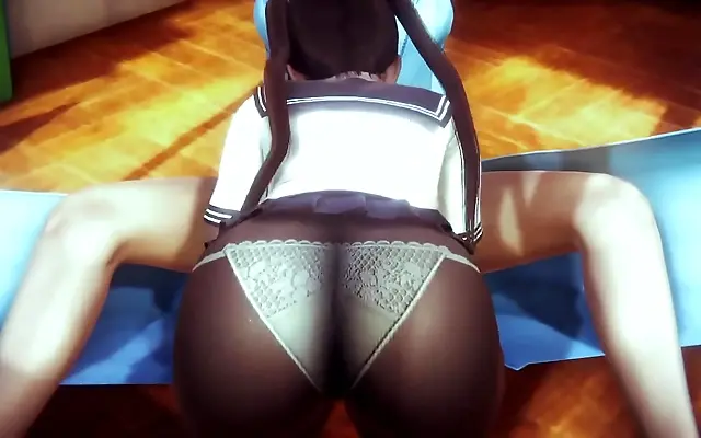 Cosplaying in Tokyo backroom after dark with thick curves and taboo heat uncensored