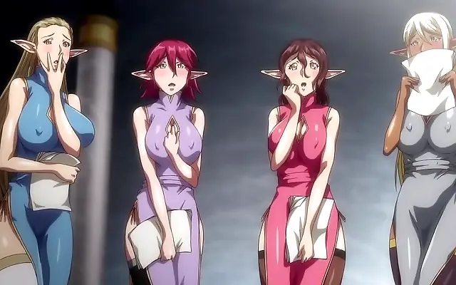 Silk-clad elf with luscious curves teases in steamy hentai fantasy