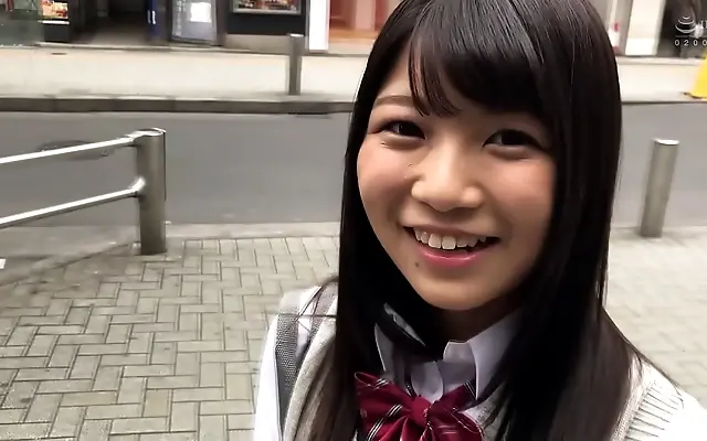 Desk sex with cute Japanese teen in school uniform gets wild and naughty
