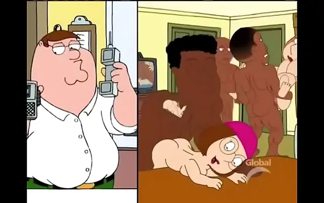 On all fours she answers the call in this steamy Family Guy hentai scene