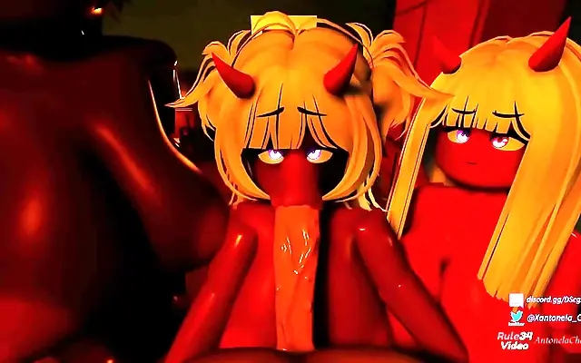 Lustful Succubus Tempts in Roblox Animation RR34