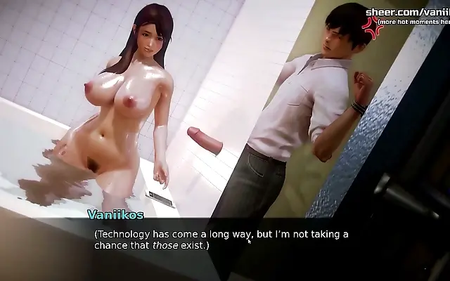Busty Asian Step Mom Teases in Glory Hole Fantasy Game Part 6