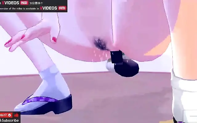 Straddles the Line Between Lady and Vixen in Hardcore 3D Hentai ASMR