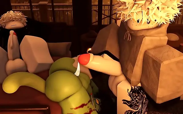 大胆 开双腿 无码AV Electric Christmas Eve Roblox Fuck Fest