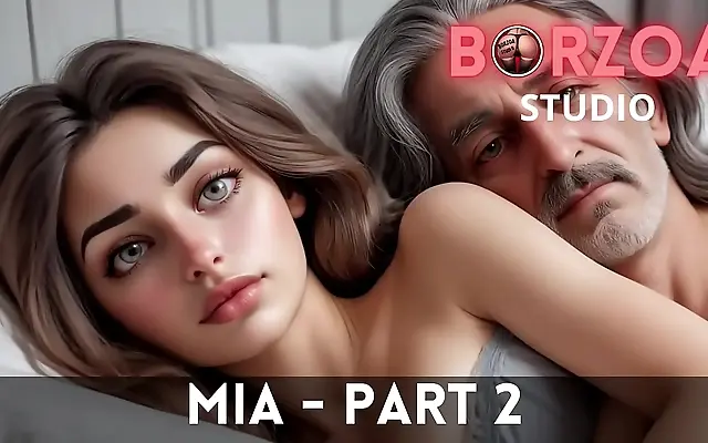 Her wet panties glisten as she fantasizes about her step-grandpa's big dick