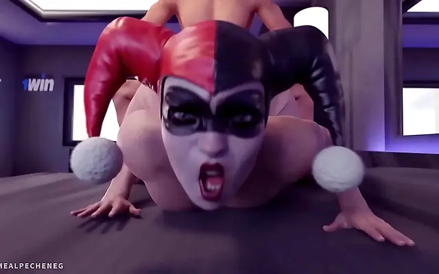 Creampie anal pounding melts away your depression as Harley Quinn takes control