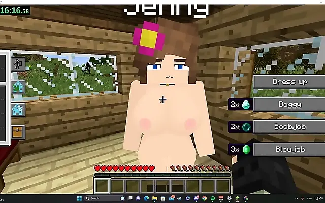 精品免费 久久久久久 又爽又黄 Desk creampie speedrun in Minecraft world domination