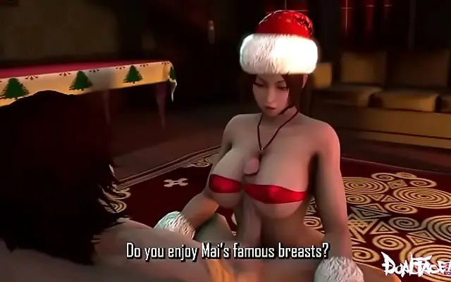 Mai's Magical Christmas Cowgirl Creampie