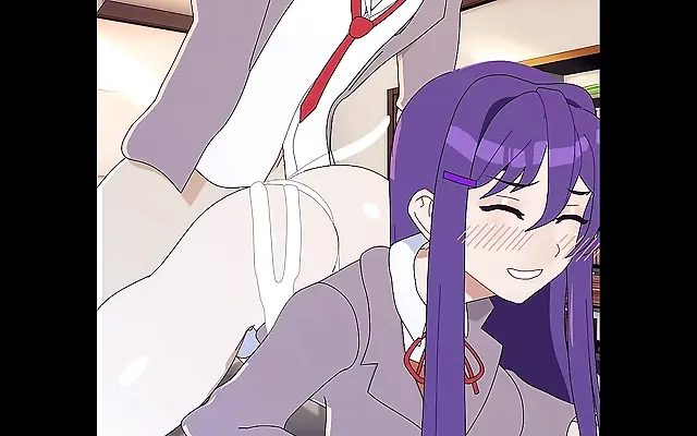 Yuri Backshots DDLC Hentai 3D Anime Doggystyle Uncensored