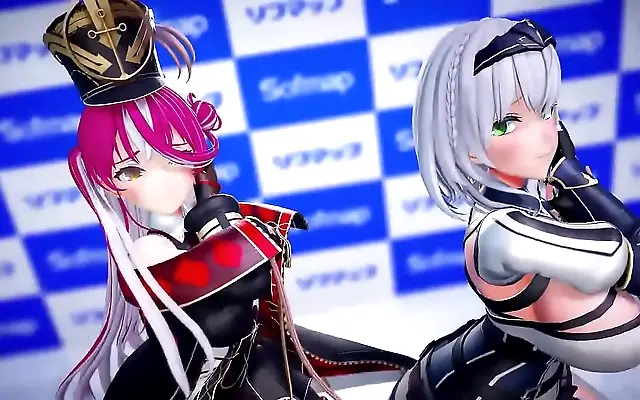 Sultry VTuber Nights with Hololive's Pink Cat MMD Beauties