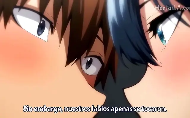 Silk ribbon at her throat as anime schoolgirl spills passion in Japanese fantasy