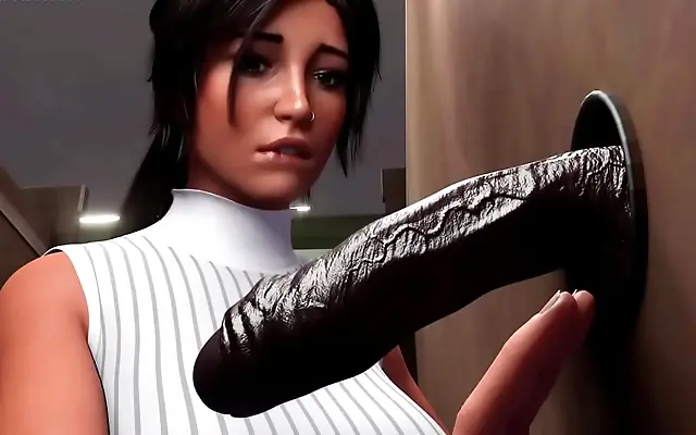Busty Lara Takes Black Cock in Croft Adventures 3D Hentai Game
