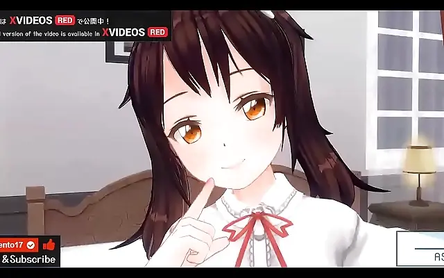 Tattooed anime goddess gives uncensored handjob and blowjob ASMR