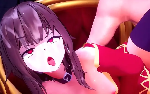 In the Shadows of the Bedroom Window Megumin Takes Control