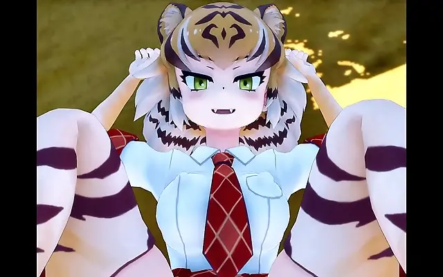 在线无码精品秘 亚洲日本 二三 女警 Tattooed Friend Takes Charge in Kemono hentai POV