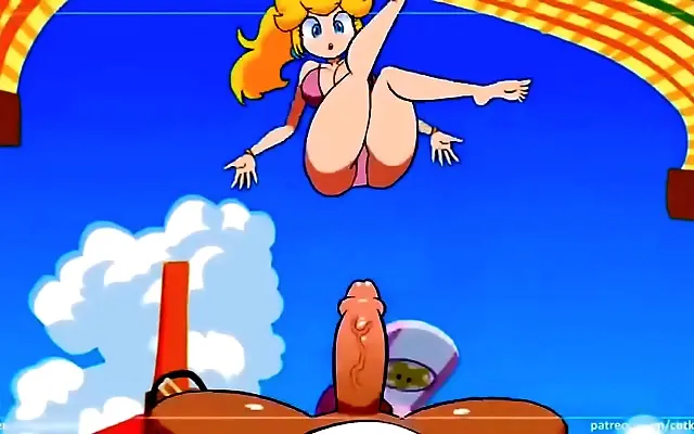 Princess Peach's Busty Hentai Ass Adventure
