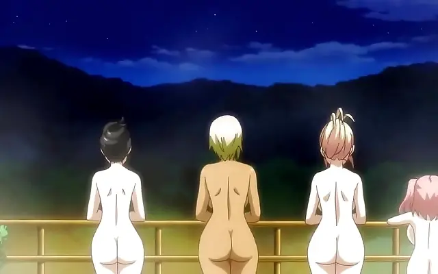 First Time seduction in the anime world by a sexy gal