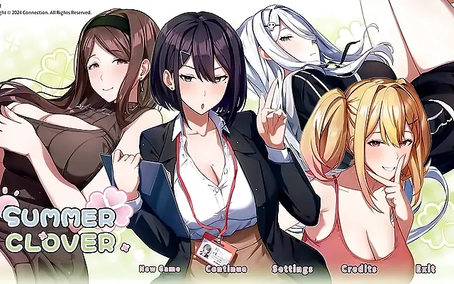 His Giant Cock Gets Him Fired in Summer Clover Hentai Game Episode 1