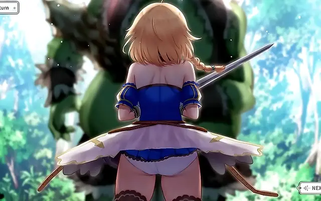 Seduced by a demonic spirit in a steamy 3D anime fantasy world
