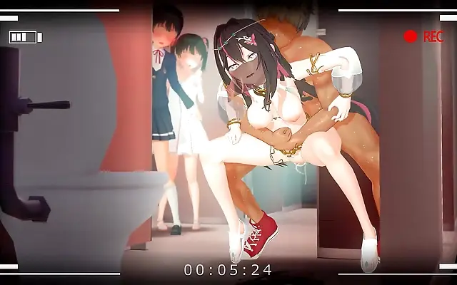 Lace lingerie tease with the sultry VTuber Azuki