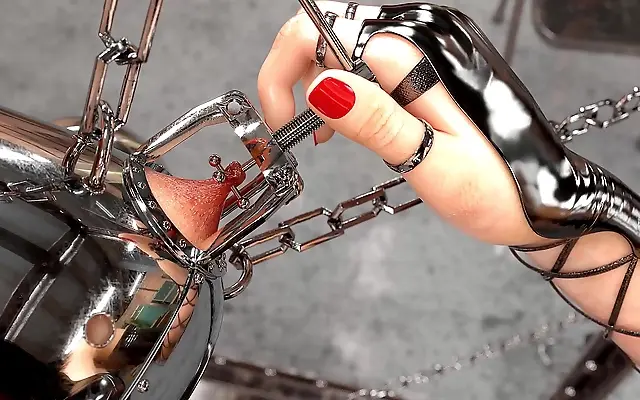 3D BDSM Session with Big Boobed Femdom in Sexy Outfits