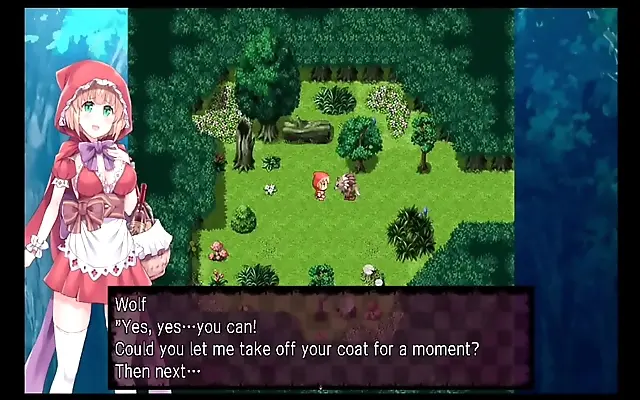 Emerald green walls set the scene for Blanche's taboo fairy tale hentai fantasy