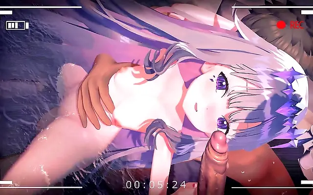 Silken curves in motion as VTuber dances with MMD allure