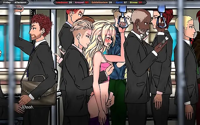 久久久久亚洲 V天堂 真实 Jenny's Steamy Subway Encounter with a Mysterious Stranger