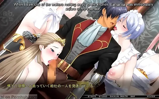 久久久国产 高h 无码一区二区 的女 Desk princess rides hard in busty anime fantasy creampie