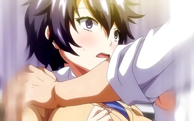 Beneath Her, He Takes Her Virginity in Anime Hentai Passion