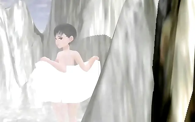 大乳 +香蕉 中文字幕a 伦理HD Beneath the steaming waters anime girls explore secret hot springs together