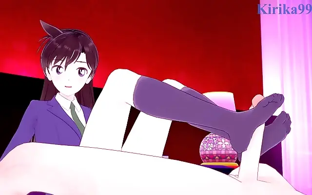 Intense passion between Ran Mouri and Sonoko Suzuki in steamy Detective Conan fantasy