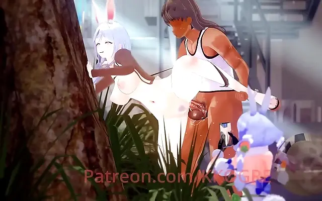 Standing Vtuber PecoMama Teases in MMD Animation