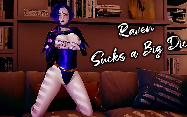 Sultry Raven Devours a Massive Dick in Uncensored 3D Hentai