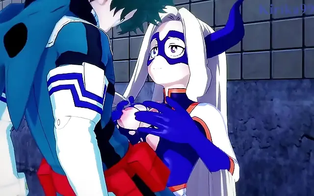 Classroom Heat Mt Lady and Izuku Midoriya 3D Hentai Action