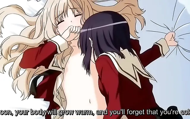 Lesbian Anime Lovers in Passionate Yuri Scenes