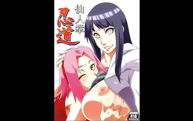 Sakura's seductive bite mark on Tsukuyomi's neck in a naughty hentai scene