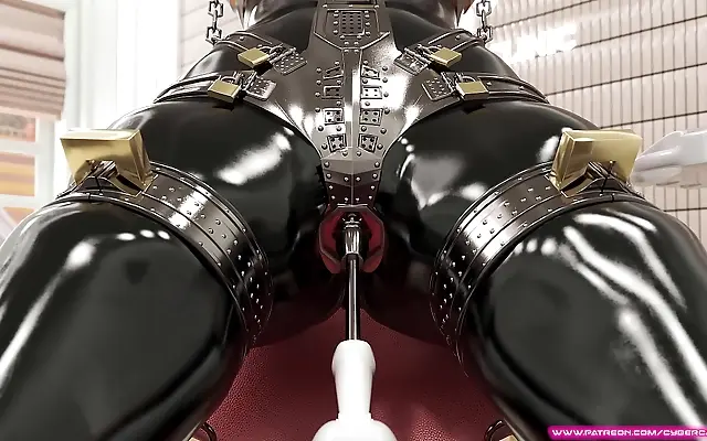 全乳 性做爰 无删减 观看视频 Cute Teen Bound by Dominant Dentist in Steamy 3D Latex Fetish Play