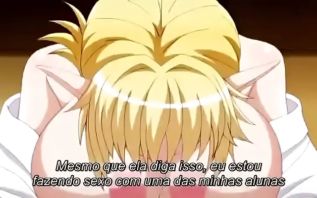 On the bed with seductive anime elfas in steamy hentai action