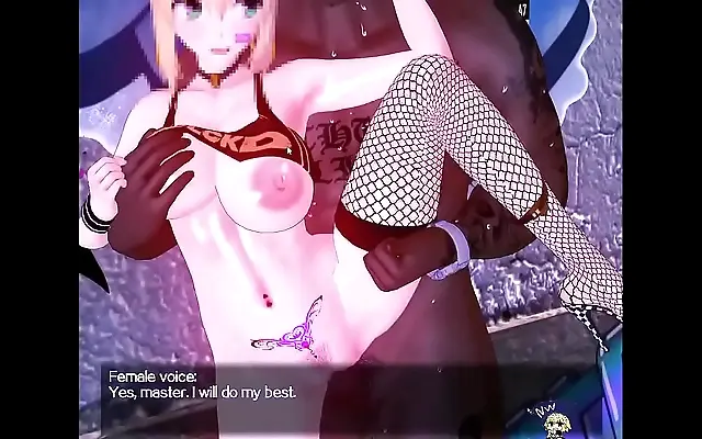 Electric Night Sakura and Rin's Forbidden Game Encounter