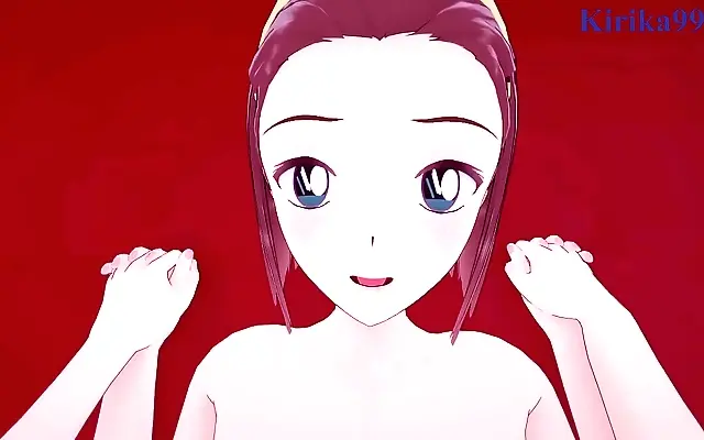 Silk Sheets and Steamy Encounters Ran Mouri and Sonoko Suzuki in Intense 3D Hentai Action