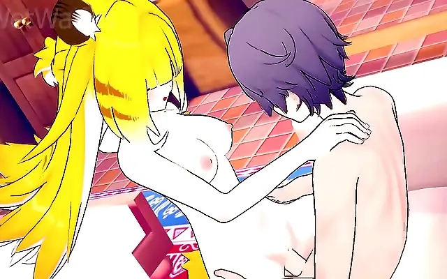 露脸 超碰 欧美性猛交 Ju Fufu craves your creampie in steamy 3D anime training session
