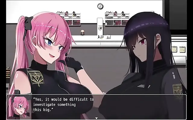 Living room ambush with big tits in this wild hentai game rescue mission